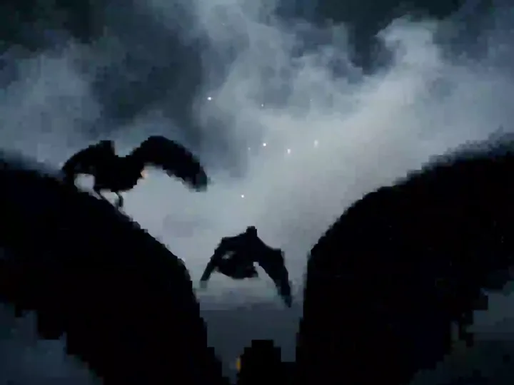Muted autoplay AI cat video remix example with a raven transition effect