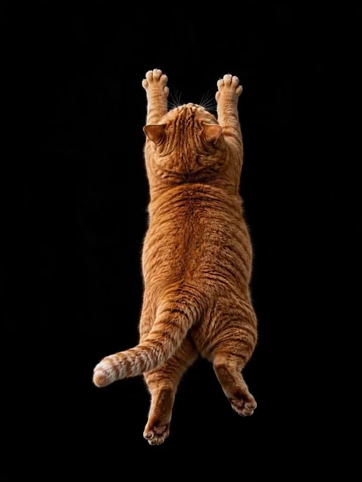 Muted autoplay AI cat video remix example with a scratch effect