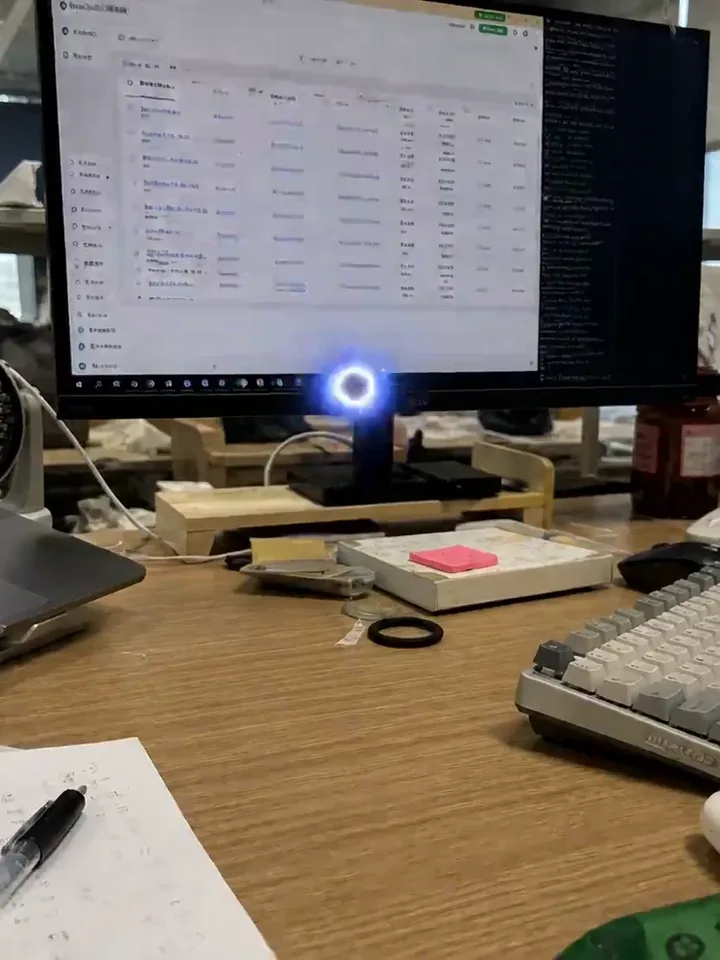 Muted autoplay cat video remix example with a space portal effect