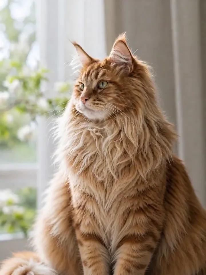 Muted autoplay AI cat video remix example with a spring coming effect